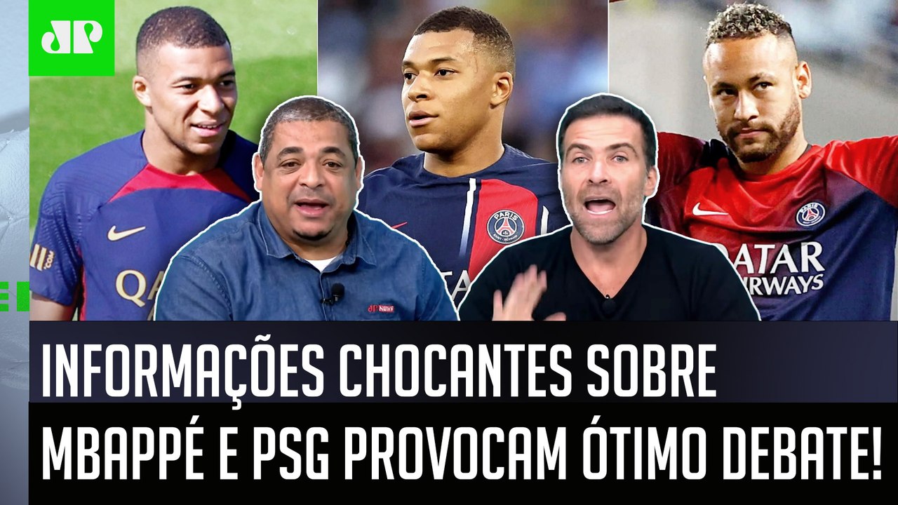 "ISSO É UMA LOUCURA! É SURREAL! Se FOSSE o Neymar E NÃO o Mbappé..." NOTÍCIAS do PSG FERVEM DEBATE!