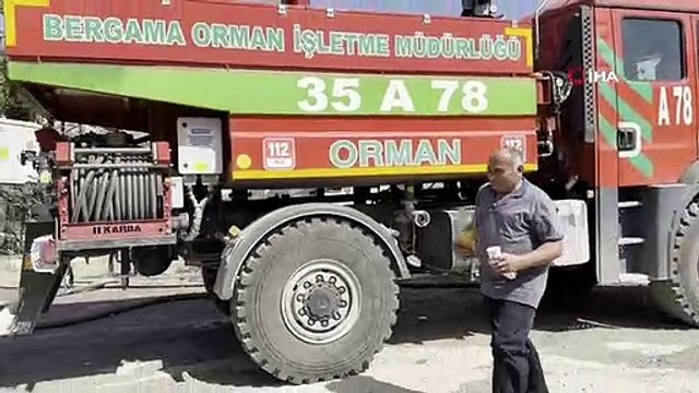 Evi yanan vatandaş yangın söndürme ekiplerine erik suyu ikram etti