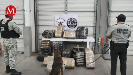Comandante de la Guardia Nacional da informe sobre decomisos de droga