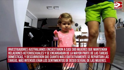 Los hombres que hacen tareas domésticas tienen mejor vida sexual