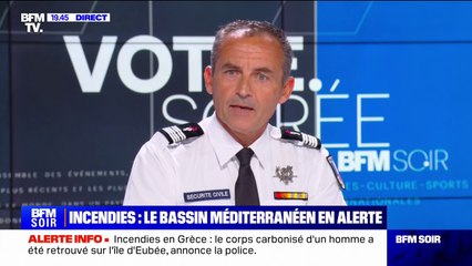 Incendies: "De nombreux départs de feu ont eu lieu aujourd'hui, avec certains qui ont pris de l'ampleur", indique Sébastien Paletti (porte-parole de la Sécurité civile)