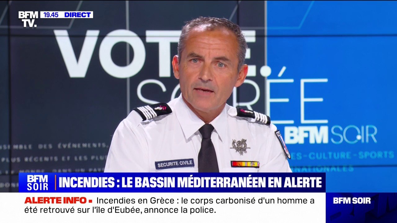 Incendies: "De nombreux départs de feu ont eu lieu aujourd'hui, avec certains qui ont pris de l'ampleur", indique Sébastien Paletti (porte-parole de la Sécurité civile)
