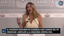 El polémico discurso de Guardiola que cargos del PP creen que «movilizó a la izquierda contra Vox»