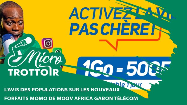 [#MicroTrottoir] L'avis des populations sur les nouveaux forfaits momo de Moov Africa Gabon Télécom 066441717 011775663 #GMT #GMTtv #Gabon