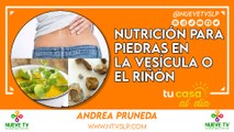 Nutrición para piedras en la vesícula o el riñón
