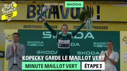 Škoda Green Jersey Minute - Stage 3 - Tour de France Femmes avec Zwift 2023