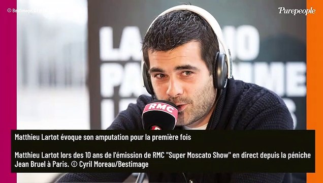Pas eu d'appréhension à regarder sous le drap : Matthieu Lartot évoque pour la première fois le délicat sujet de l'amputation