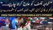 Zarqa Taimur’s reaction Khawaja Asif’s statement regarding PTI women