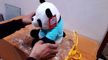 Unboxing and Review of Fun Zoo Super Soft 35cm Height Stuffed Cute Chubby Panda