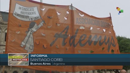 下载视频: Docentes de Argentina reclaman mejoras a favor del sector educativo