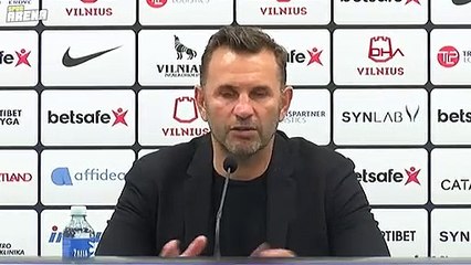 Okan Buruk, Zalgiris maçı sonrası açıklamalarda bulundu