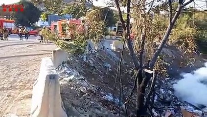 Incendio en L'Hospitalet de Llobregat