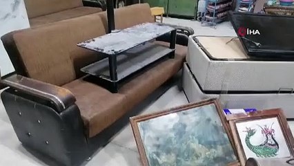 Polis ekiplerinin çalışmalarında adeta cephanelik ele geçirildi