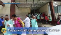 Evacúan clínica 36 del IMSS en Coatzacoalcos por alerta de fuga de gas l