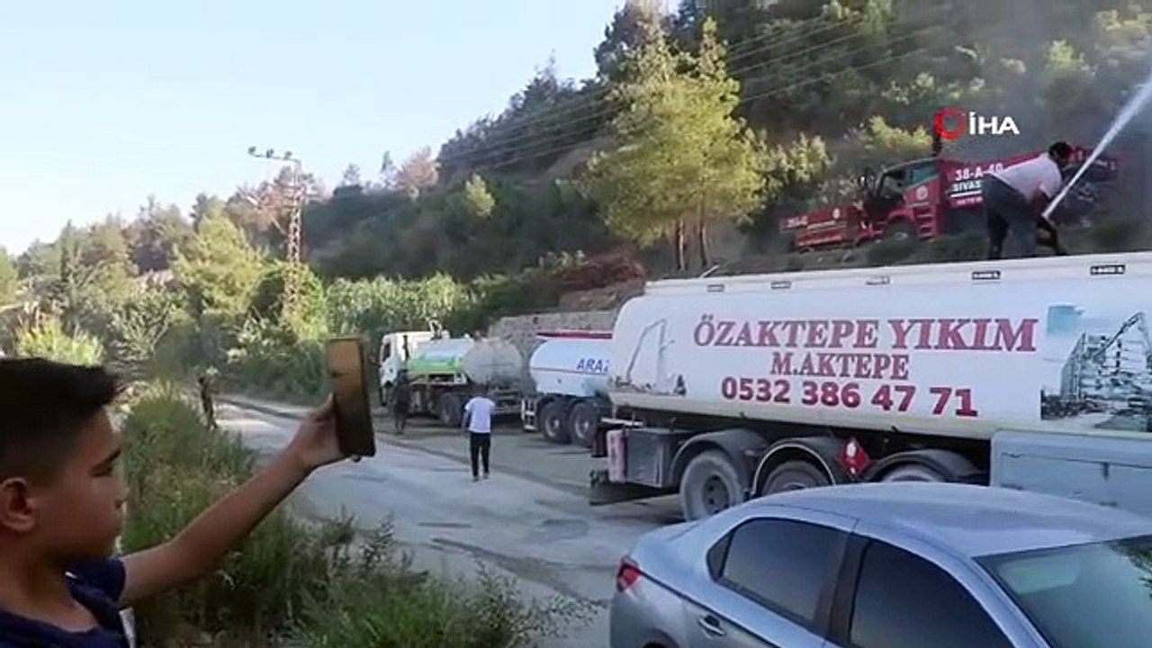 Feu de forêt maîtrisé