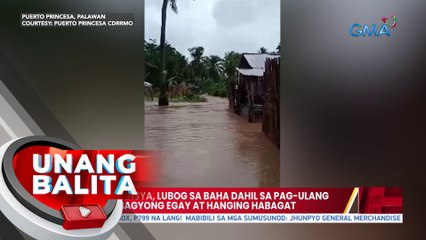 Ilang probinsya, lubog sa baha dahil sa pag-ulang dulot ng Bagyong Egay at hanging habagat | UB