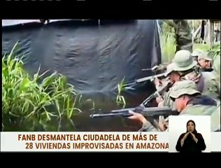 FANB incautó elementos tóxicos en 28 viviendas improvisadas en el Parque Nacional Yapacana