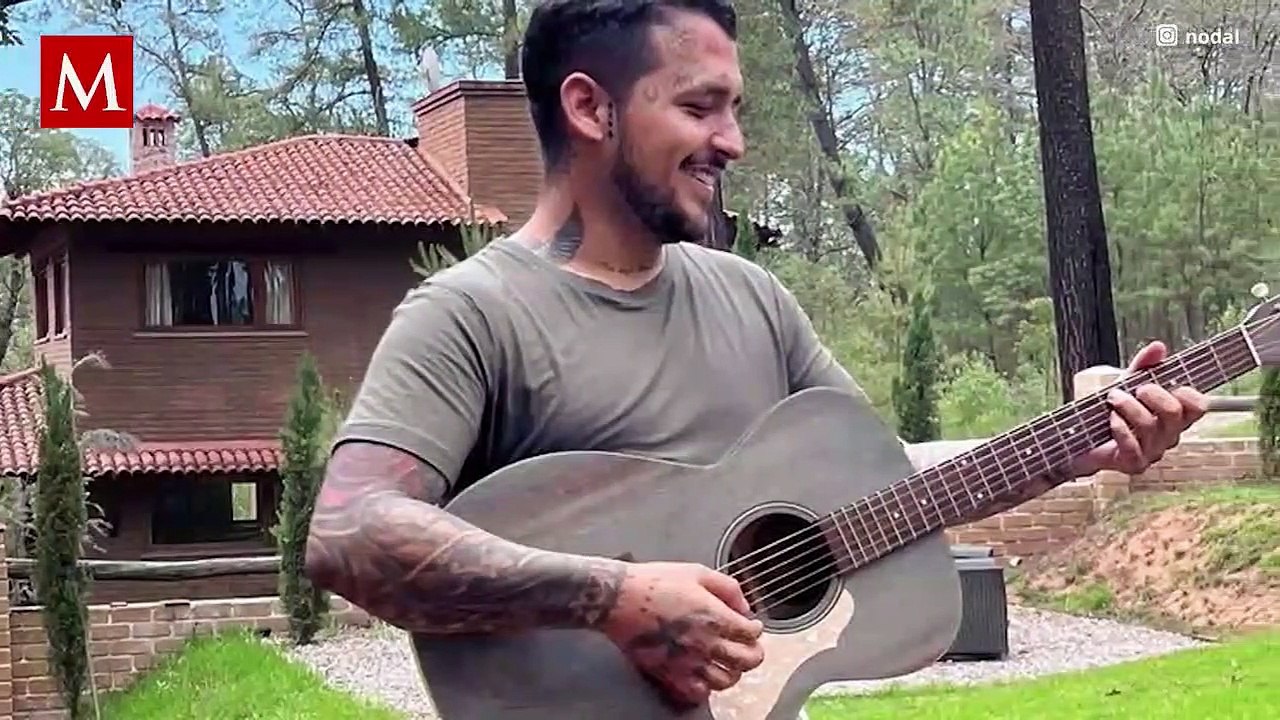 Así se ve Christian Nodal tras comenzar a eliminar los tatuajes de su rostro