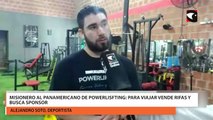 Misionero al panamericano de Powerlisfting: para viajar vende rifas y busca sponsor