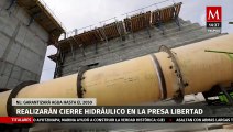 Cierre hidráulico en la presa Libertad asegura abastecimiento de agua hasta 2050 en Nuevo León