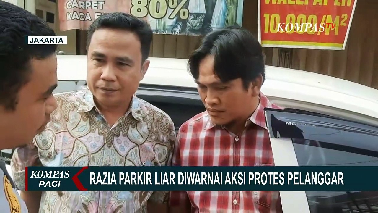 Adu Argumen saat Razia Parkir Liar di Cempaka Putih, Pemilik Mobil Berdalih Hanya Parkir Sebentar