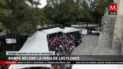 Récord de asistentes en Feria de Flores: Lía Limón celebra éxito