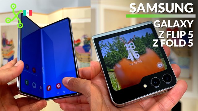 Galaxy Z FLIP5 y Z FOLD5 | PROBAMOS los nuevos PLEGABLES de Samsung que llegarán a MÉXICO