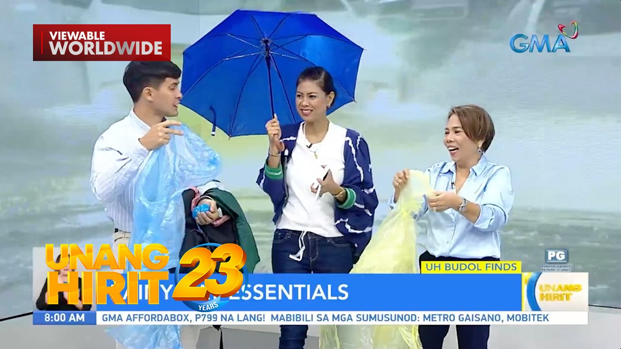 UH Budol Finds - Commuter must-haves ngayong tag-ulan, alamin! | Unang Hirit