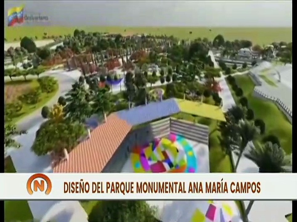 Imágenes del diseño del Gran Parque Monumental “Ana María Campos” en Maracaibo