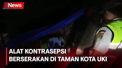 Jadi 'Sarang' LGBT Satpol PP Razia Taman Kota UKI, Ditemukan  Sampah Alat Kontrasepsi Berserakan