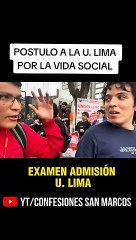 ¿Por qué la U. de Lima? Joven sorprende con su principal motivación para postular