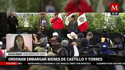 Son bienes que están siendo embargados debido a una reparación civil: Periodista de Perú
