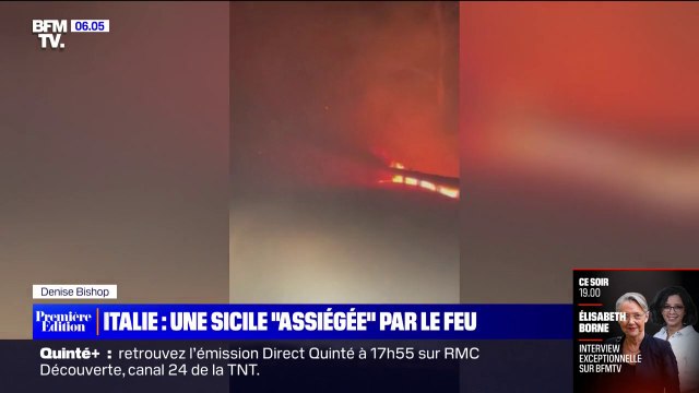 Italie: la Sicile à son tour en proie aux flammes