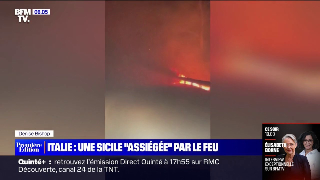 Italie: la Sicile à son tour en proie aux flammes