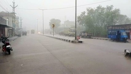 प्रदेश के रेगिस्तानी इलाकों में जमकर बरसे मेघ