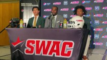 Part 1 - FAMU Head Coach Willie Simmons, Quarterback Jeremy Moussa, and Defensive Back Javan Morgan At SWAC Media Day
