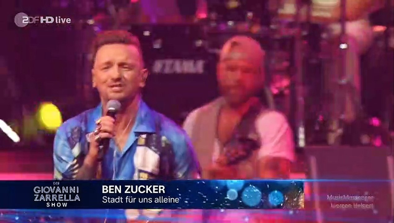 Ben Zucker - Stadt für uns alleine - | Giovanni Zarrella Show, 22.07.2023