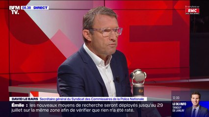 David Le Bars (Syndicat des Commissaires de la Police nationale): "Un policier en fonction, ce n'est pas un délinquant ordinaire"
