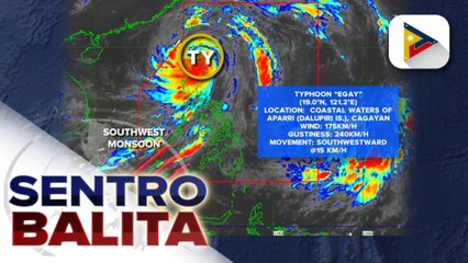 Typhoon #EgayPH, dalawang beses nang nag-landfall