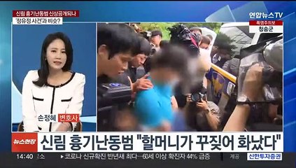 [뉴스현장] 신림동 흉기난동범 사이코패스 검사…신상공개되나
