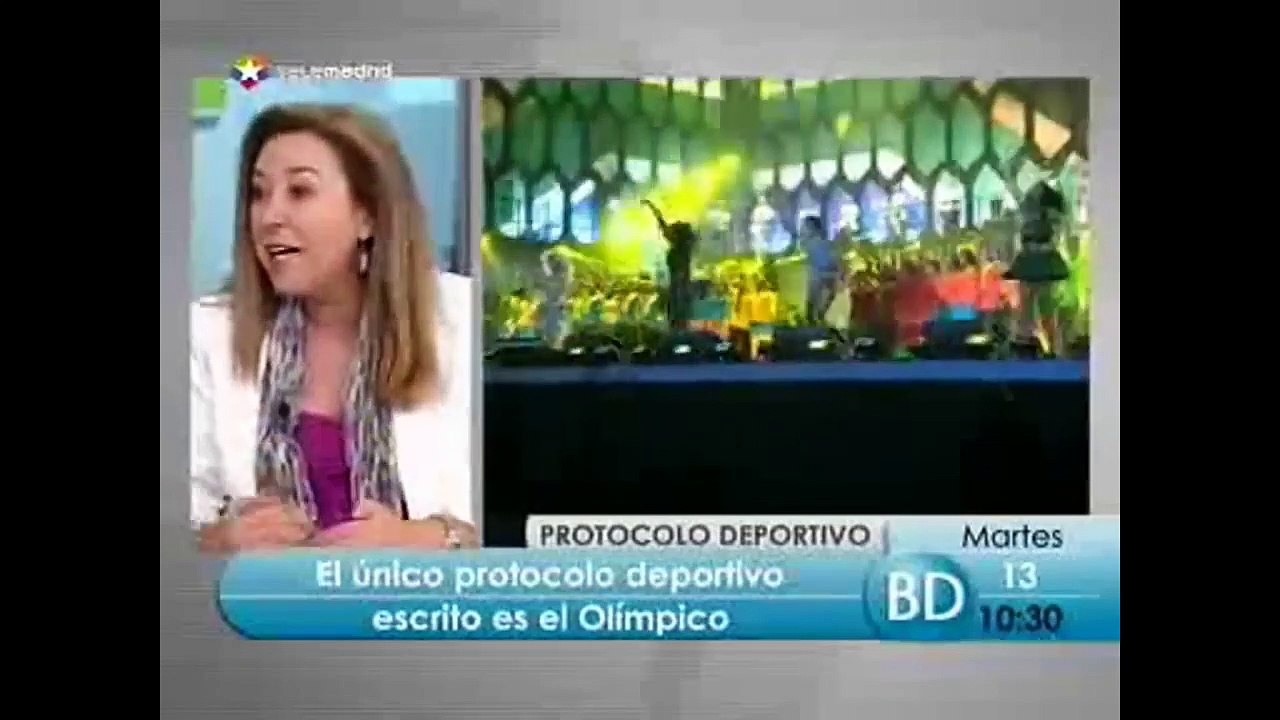 Curso protocolo. Clase 2. TeleMadrid. Los actos y eventos deportivos, palcos y entregas de premios