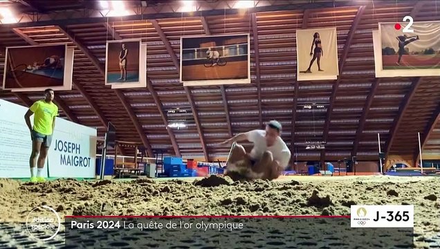 Usain Bolt invité spécial du 20 Heures de France 2 à un an des Jeux Olympiques de Paris 2024.