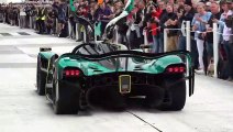 Aston Martin Valkyrie AMR Pro singing at 2023 Festival of Speed- 11,000rpm Cosworth V12 Sound!