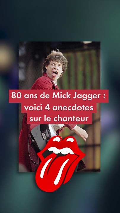 80 ans de Mick Jagger : voici 4 anecdotes sur le chanteur