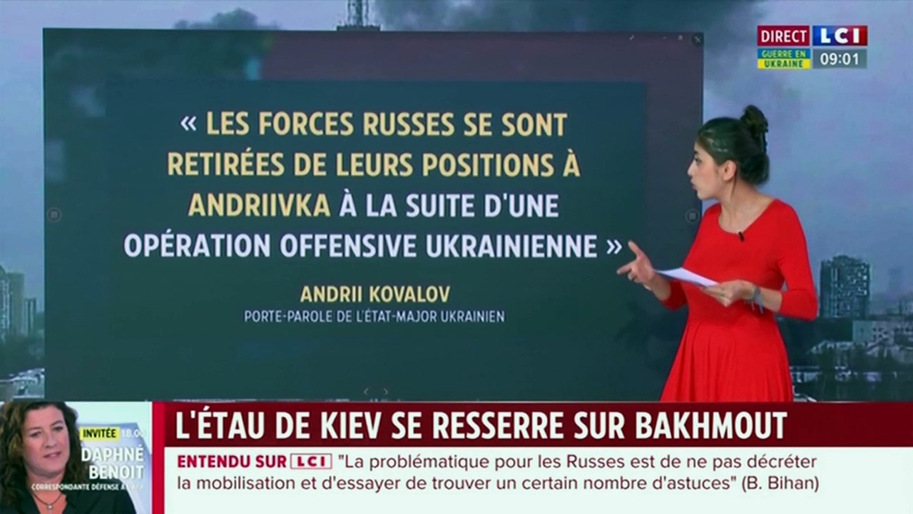 L'étau de Kiev se resserre autour de Bakhmout - Nivin Potros sur LCI (26/07/2023)