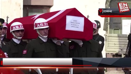 Şehit Astsubay Mehmet Özler'in cenazesi memleketine uğurlandı