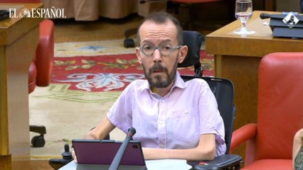 Intervención de Echenique este miércoles en la Diputación permanente