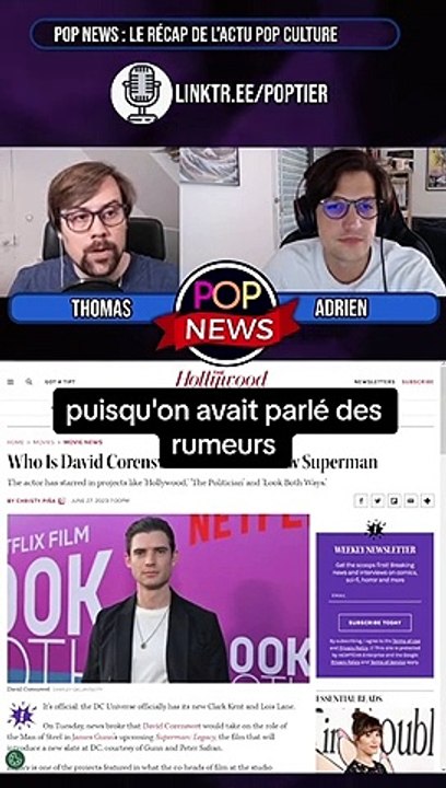 Le casting de Superman Legacy confirmé ! Qui jouera Clark Kent et Lois Lane ?