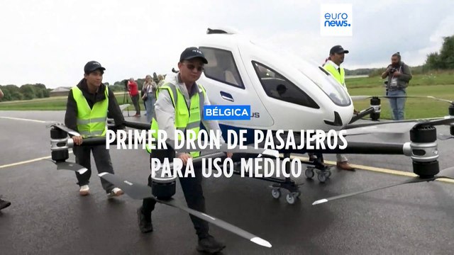 El primer dron de pasajeros para uso médico vuela sobre la UE