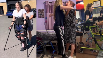 Former Gymnast Paralysed in Vaulting Accident Learning to Walk Again With Bionic Suit